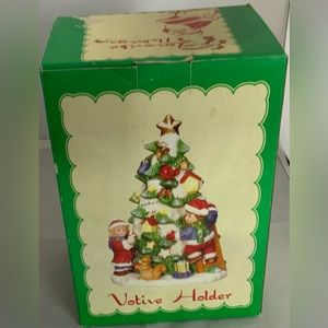 CERAMIC CHRISTMAS TREE VOTIVE HOLDER by Favorite Things In Box